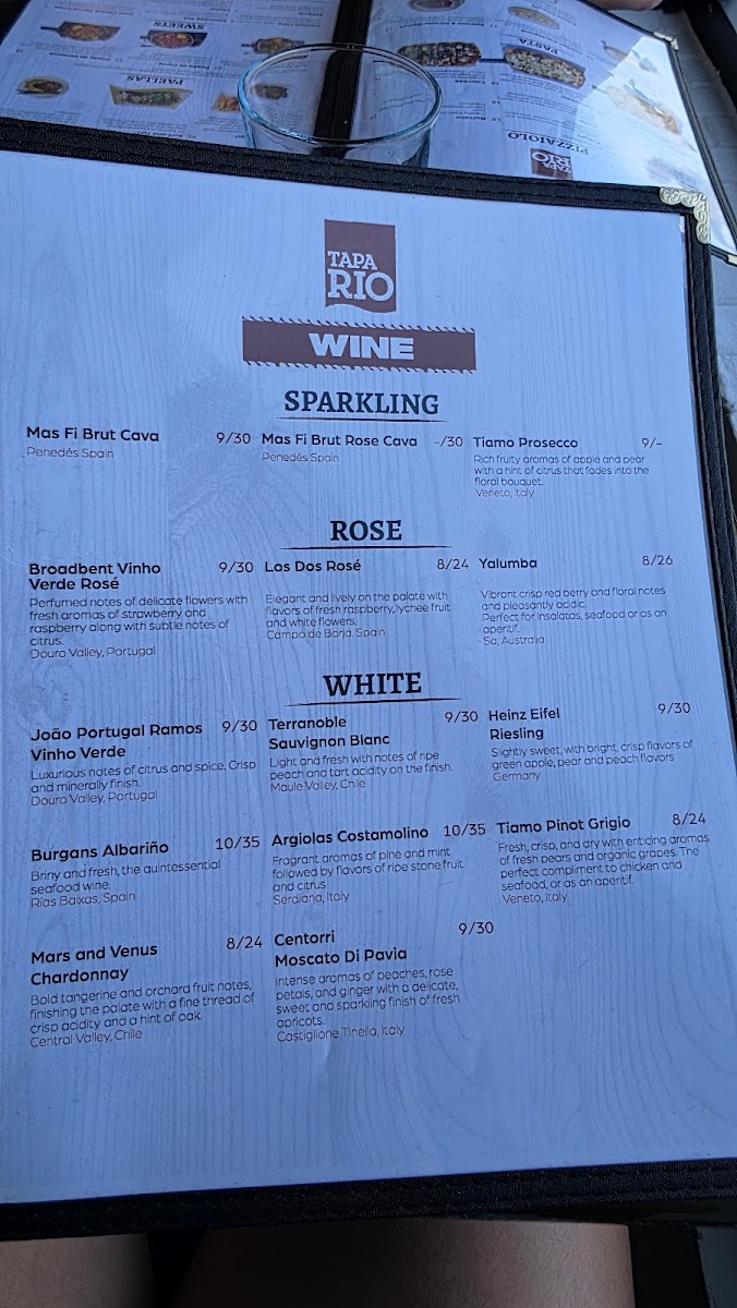 Menu Tapa Rio-9